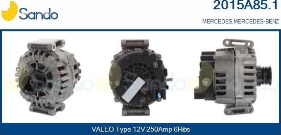 Sando 2015A85.1 - Alternateur droxauto.com