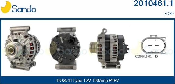 Sando 2010461.1 - Alternateur droxauto.com