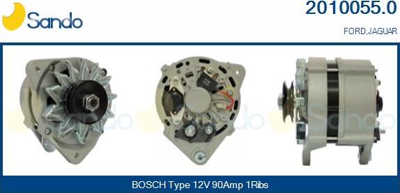 Sando 2010055.0 - Alternateur droxauto.com