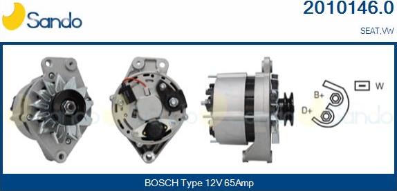 Sando 2010146.0 - Alternateur droxauto.com