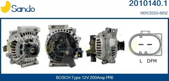 Sando 2010140.1 - Alternateur droxauto.com