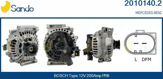 Sando 2010140.2 - Alternateur droxauto.com