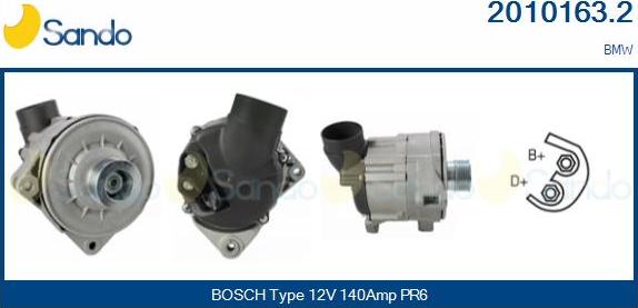 Sando 2010163.2 - Alternateur droxauto.com