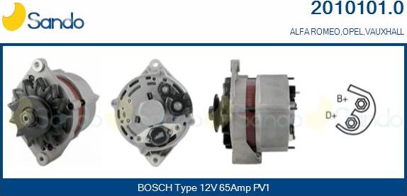 Sando 2010101.0 - Alternateur droxauto.com