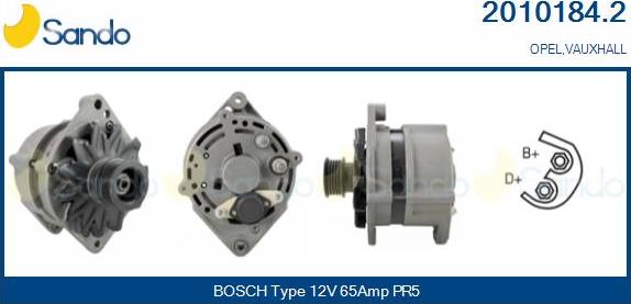 Sando 2010184.2 - Alternateur droxauto.com