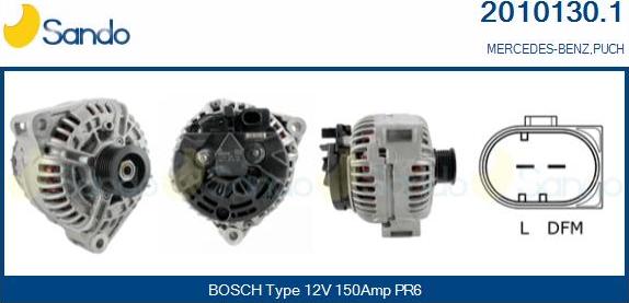 Sando 2010130.1 - Alternateur droxauto.com