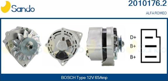 Sando 2010176.2 - Alternateur droxauto.com