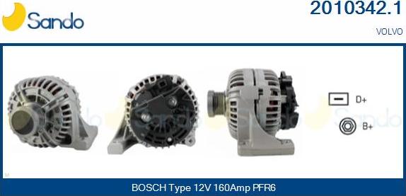 Sando 2010342.1 - Alternateur droxauto.com