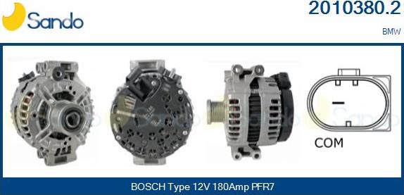 Sando 2010380.2 - Alternateur droxauto.com