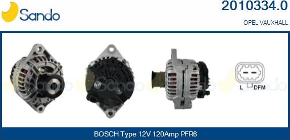 Sando 2010334.0 - Alternateur droxauto.com