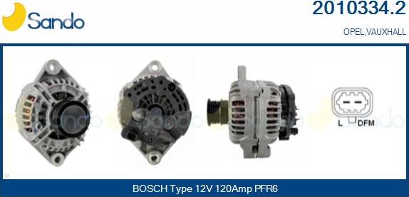 Sando 2010334.2 - Alternateur droxauto.com