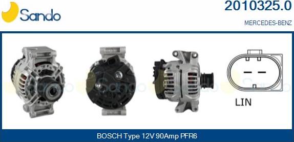 Sando 2010325.0 - Alternateur droxauto.com