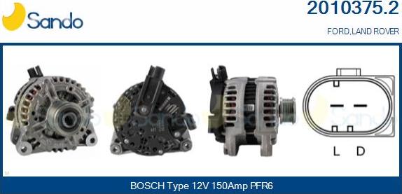 Sando 2010375.2 - Alternateur droxauto.com