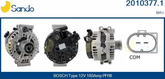 Sando 2010377.1 - Alternateur droxauto.com