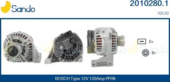 Sando 2010280.1 - Alternateur droxauto.com