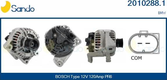 Sando 2010288.1 - Alternateur droxauto.com