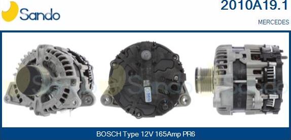 Sando 2010A19.1 - Alternateur droxauto.com