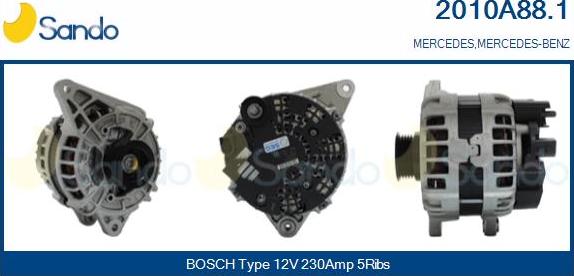 Sando 2010A88.1 - Alternateur droxauto.com