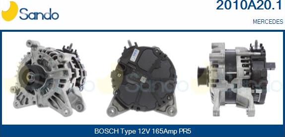 Sando 2010A20.1 - Alternateur droxauto.com