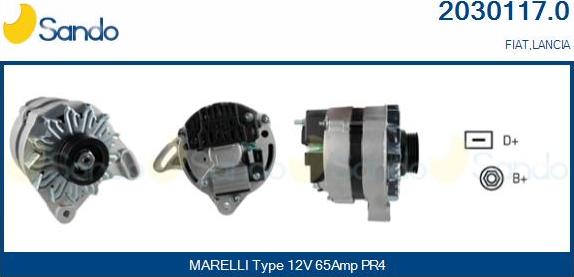 Sando 2030117.0 - Alternateur droxauto.com
