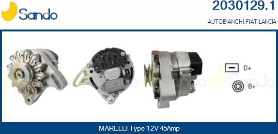 Sando 2030129.1 - Alternateur droxauto.com