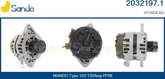 Sando 2032197.1 - Alternateur droxauto.com