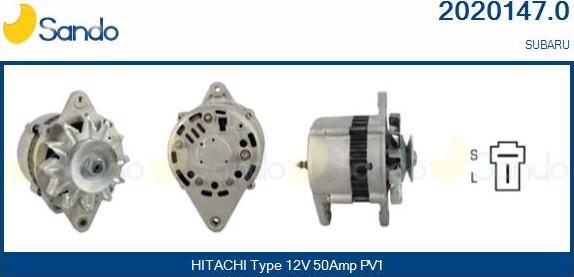 Sando 2020147.0 - Alternateur droxauto.com