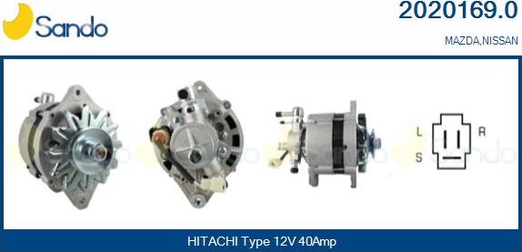 Sando 2020169.0 - Alternateur droxauto.com