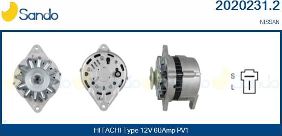 Sando 2020231.2 - Alternateur droxauto.com