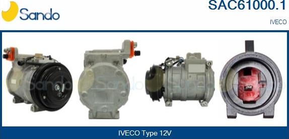 Sando SAC61000.1 - Compresseur, climatisation droxauto.com