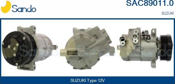 Sando SAC89011.0 - Compresseur, climatisation droxauto.com
