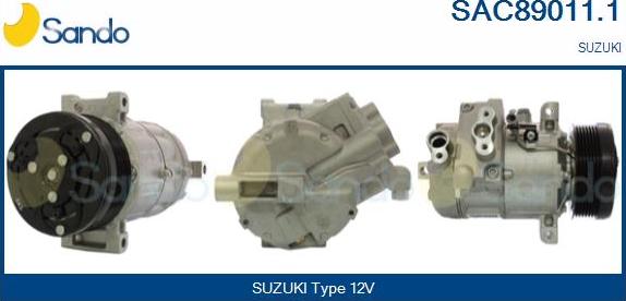 Sando SAC89011.1 - Compresseur, climatisation droxauto.com