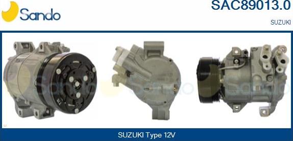 Sando SAC89013.0 - Compresseur, climatisation droxauto.com