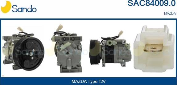 Sando SAC84009.0 - Compresseur, climatisation droxauto.com