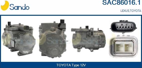 Sando SAC86016.1 - Compresseur, climatisation droxauto.com