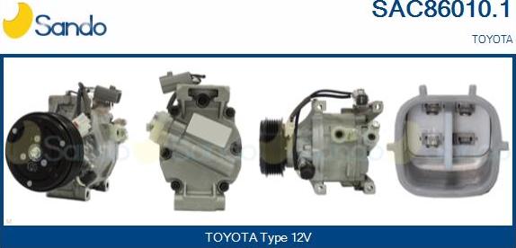 Sando SAC86010.1 - Compresseur, climatisation droxauto.com