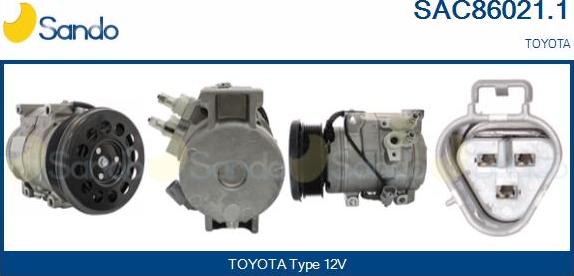 Sando SAC86021.1 - Compresseur, climatisation droxauto.com