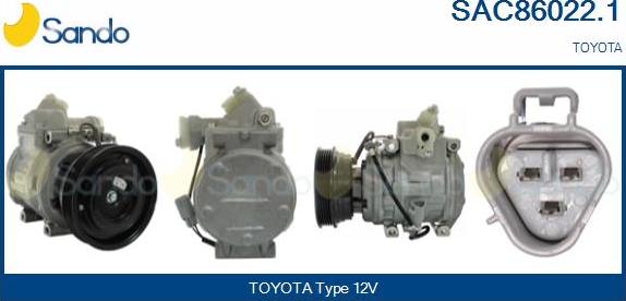 Sando SAC86022.1 - Compresseur, climatisation droxauto.com