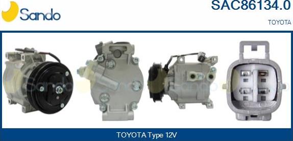 Sando SAC86134.0 - Compresseur, climatisation droxauto.com