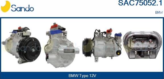 Sando SAC75052.1 - Compresseur, climatisation droxauto.com
