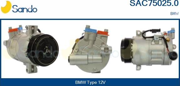 Sando SAC75025.0 - Compresseur, climatisation droxauto.com