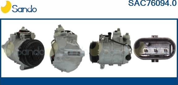 Sando SAC76094.0 - Compresseur, climatisation droxauto.com