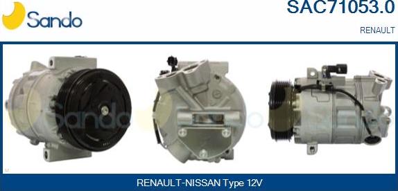Sando SAC71053.0 - Compresseur, climatisation droxauto.com