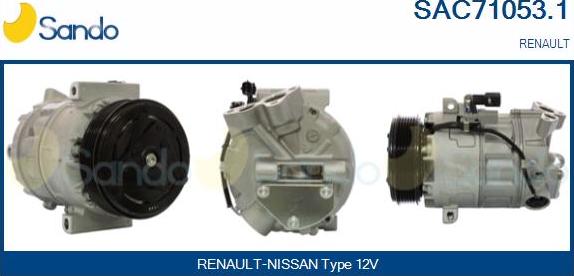 Sando SAC71053.1 - Compresseur, climatisation droxauto.com