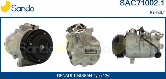 Sando SAC71002.1 - Compresseur, climatisation droxauto.com