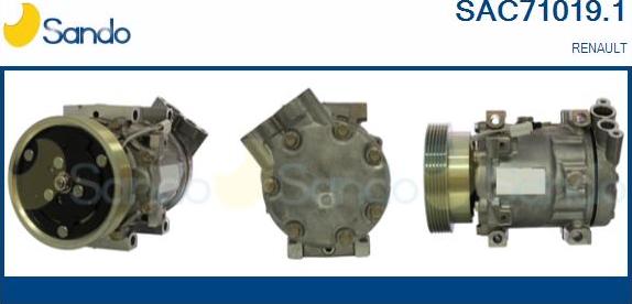 Sando SAC71019.1 - Compresseur, climatisation droxauto.com