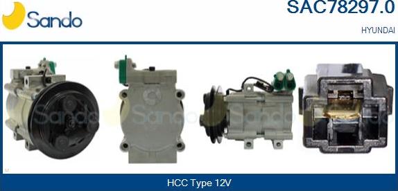 Sando SAC78297.0 - Compresseur, climatisation droxauto.com