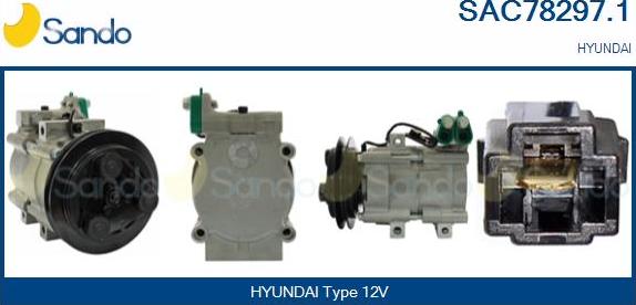 Sando SAC78297.1 - Compresseur, climatisation droxauto.com