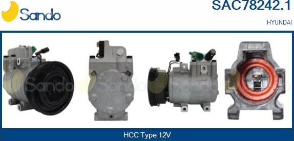 Sando SAC78242.1 - Compresseur, climatisation droxauto.com