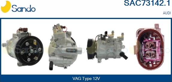 Sando SAC73142.1 - Compresseur, climatisation droxauto.com